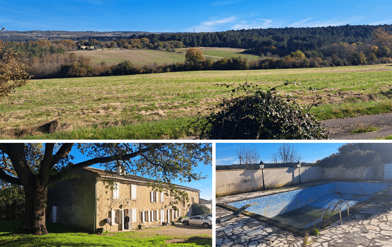 Domaine Agricole dans l’Aude 32 hectares